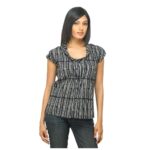 Striped Black Top