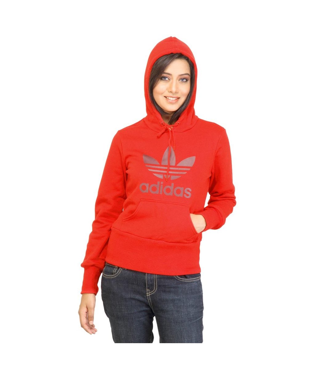 trefoil-hoodie-red-sweatshirt Trefoil Hoodie Red Sweatshirt
