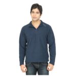 Warm Fleece Navy Blue Sweatshirt