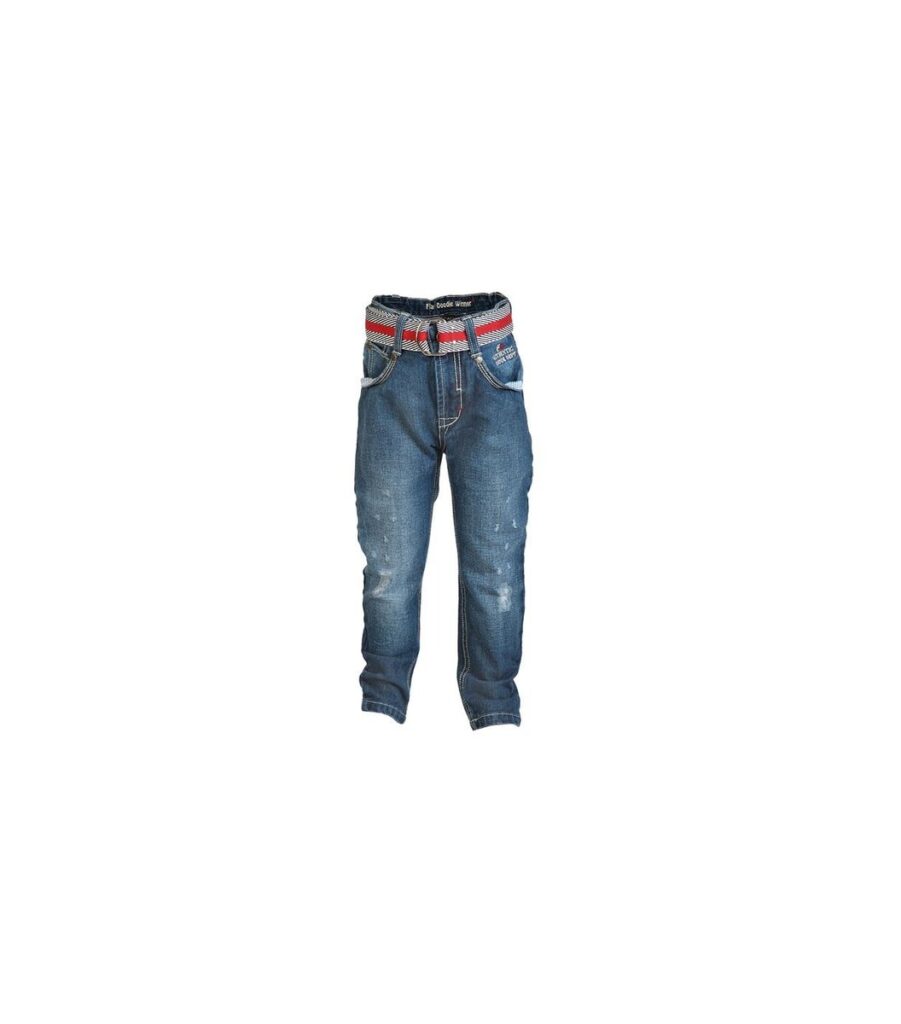 Washed Blue Jeans