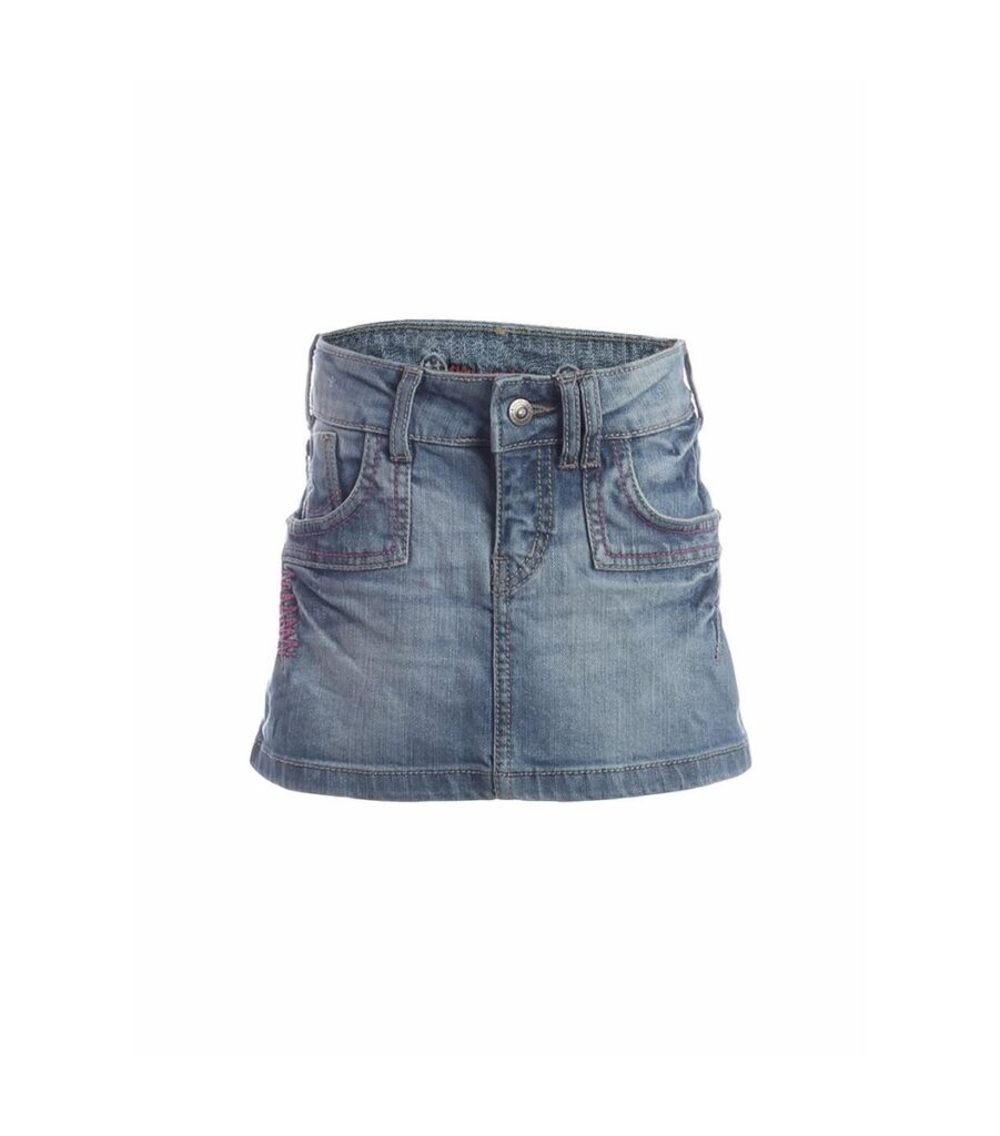 Washed Blue Skirt