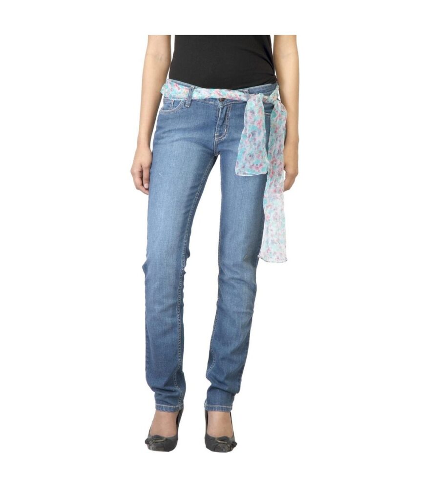Washed Light Blue Jeans