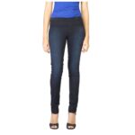 Washed Navy Blue Jeggings Jeans
