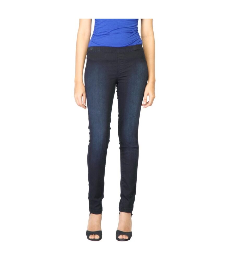 Washed Navy Blue Jeggings Jeans