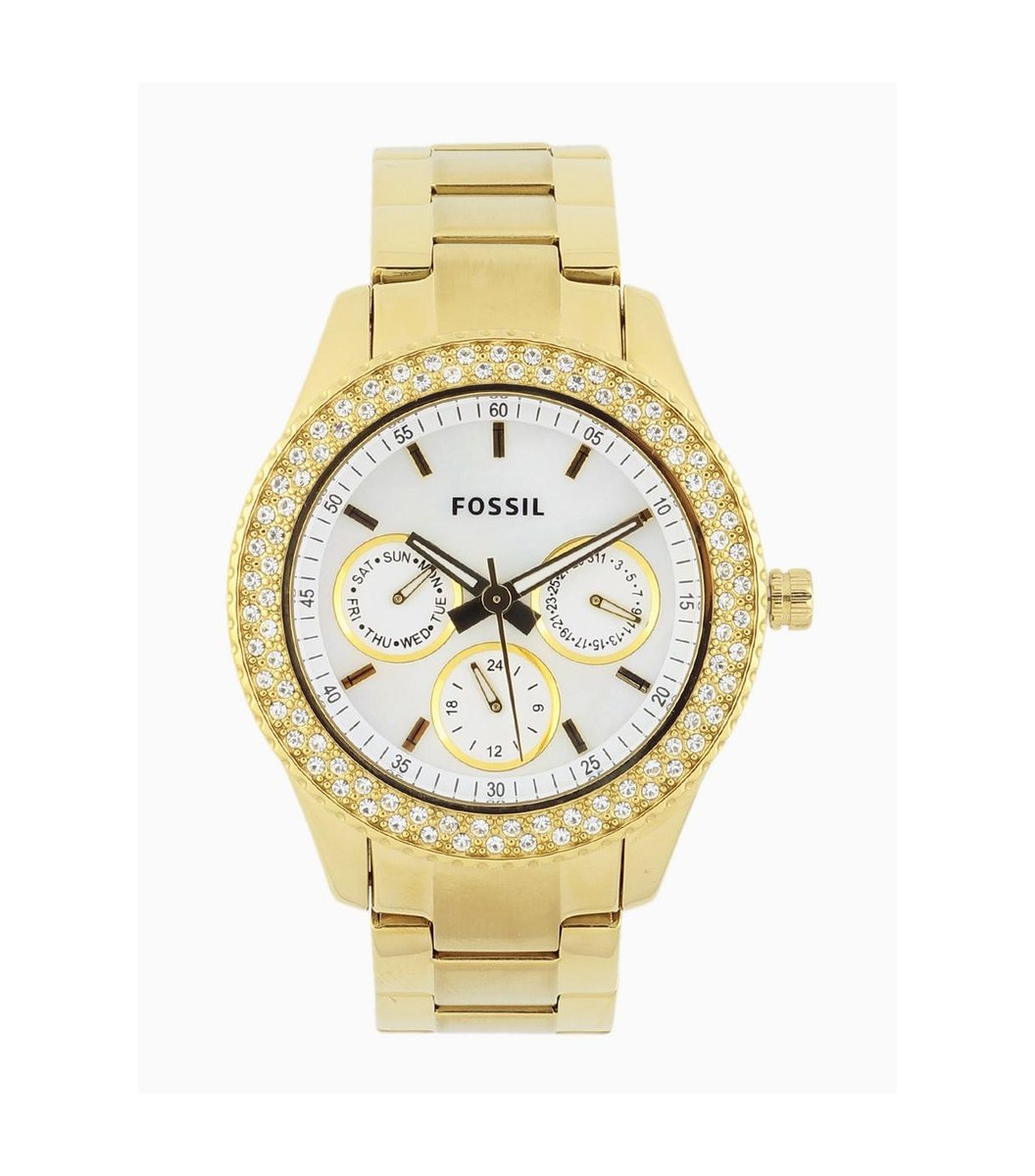 white-dial-analogue-chronograph-watch White Dial Analogue & Chronograph Watch