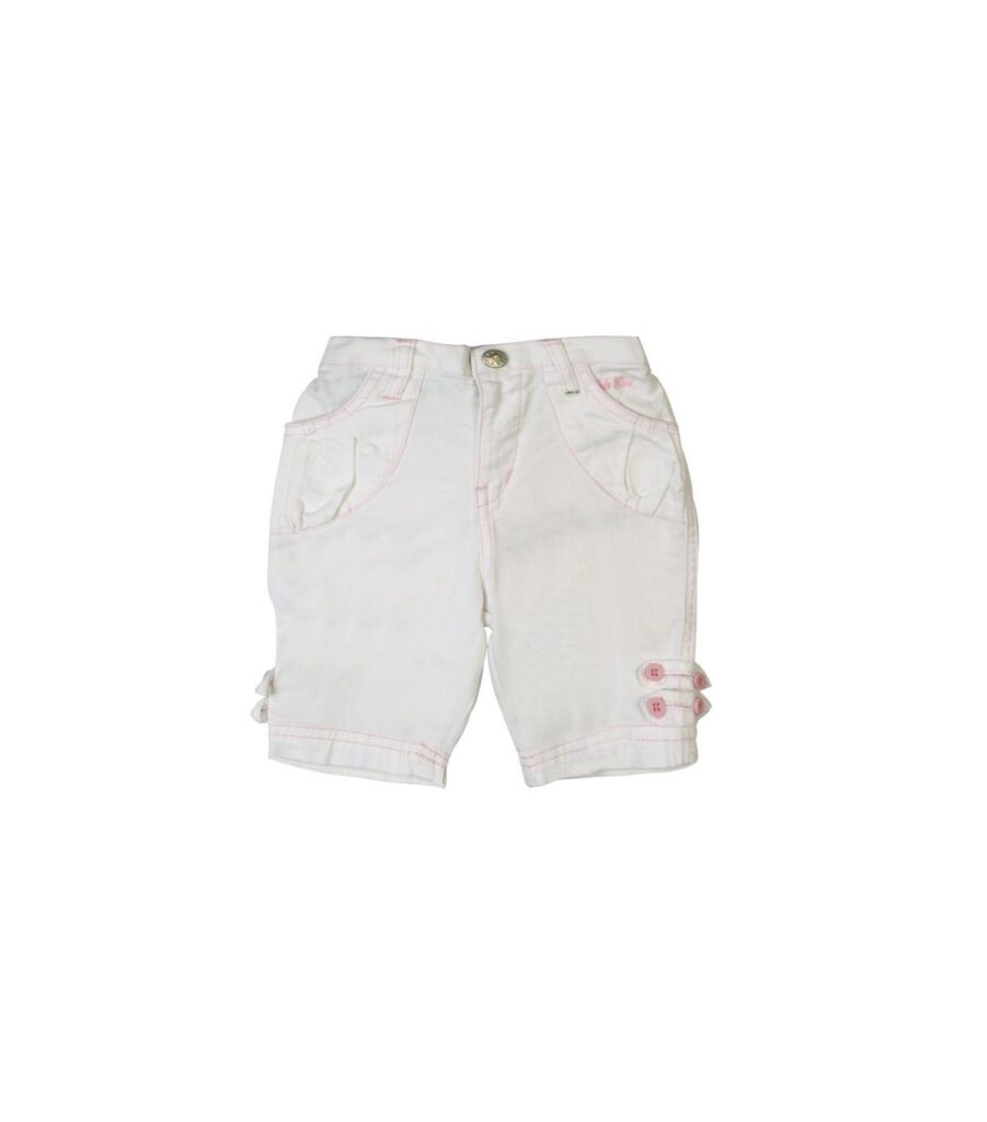 White Pedal Pusher Capris