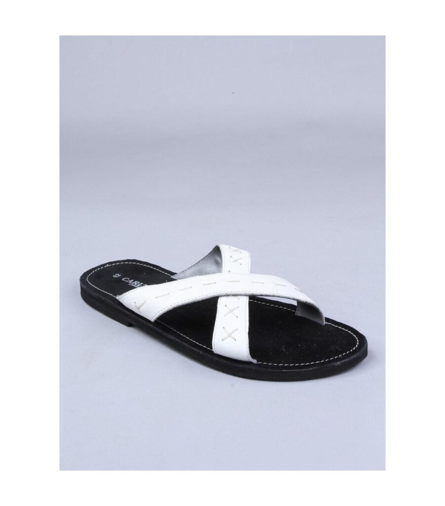 White Strapped Sandal
