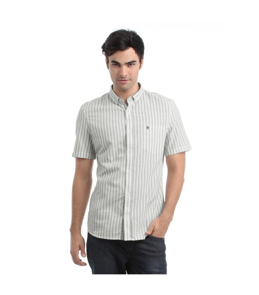 White Striped Shirt