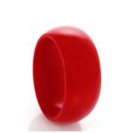 Wide Red Bangle