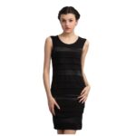 Woman Black Dress