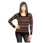 Woman Brown Sweater