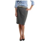 Woman Grey Skirt