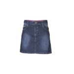 Woven Navy Blue Skirt