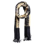 Yellow & Navy Blue Scarf