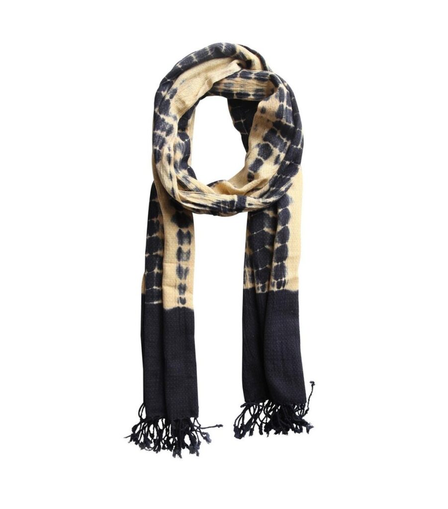 Yellow & Navy Blue Scarf